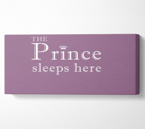 Boys room Quote The Prince Sleeps Here Dusty Pink