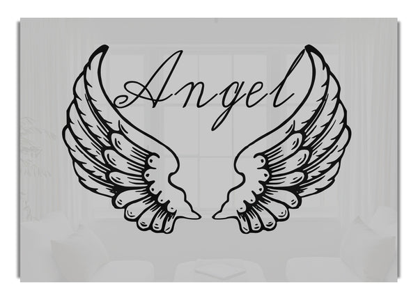 Angel Wings 4 Grey