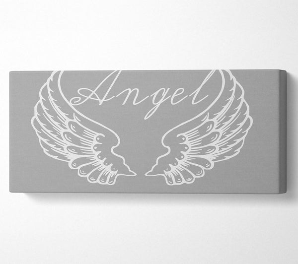 Angel Wings 4 Grey White