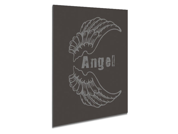 Girls Room Quote Angel Wings 3 Chocolate