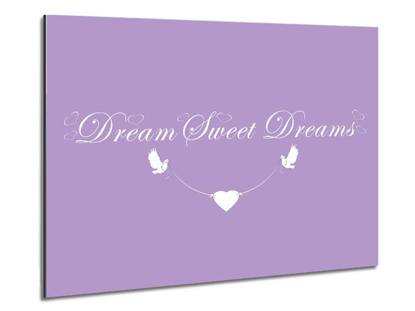 Nursery Quote Dream Sweet Dreams Lilac