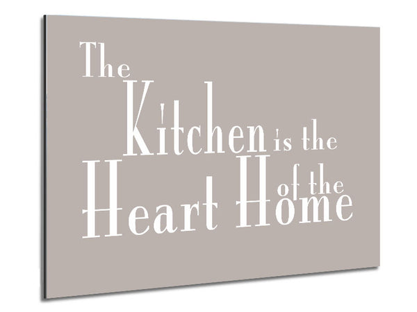 Kitchen Quote The Kitchen Is The Heart Of The Home 2 Beige