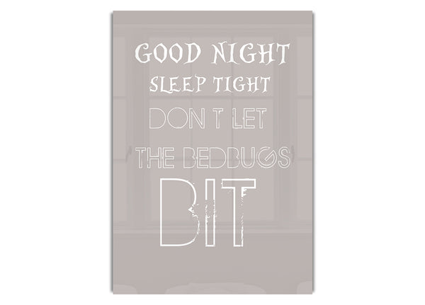 Good Night Sleep Tight 2 Beige