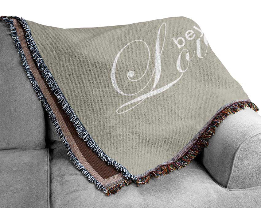 Love Quote Live Every Moment 3 Pink Woven Blanket