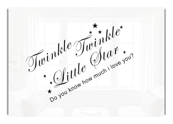 Twinkle Twinkle Little Star 2 White