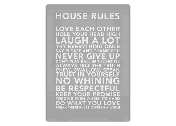 House Rules 3 Grey White