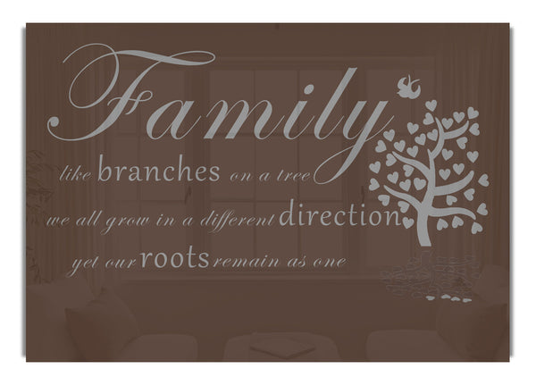 Family Like Branches On A Tree Chocolate