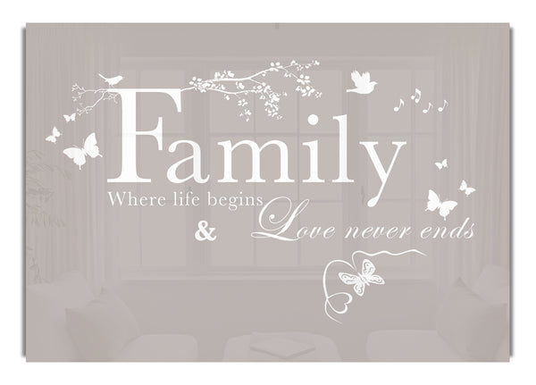 Family Where Life Begins Beige