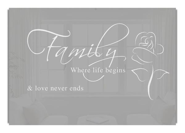 Family Where Life Begins 1 Grey White