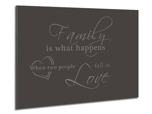 Family Quote Family Is What Happens Chocolate