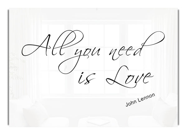 All You Need Is Love 2 White