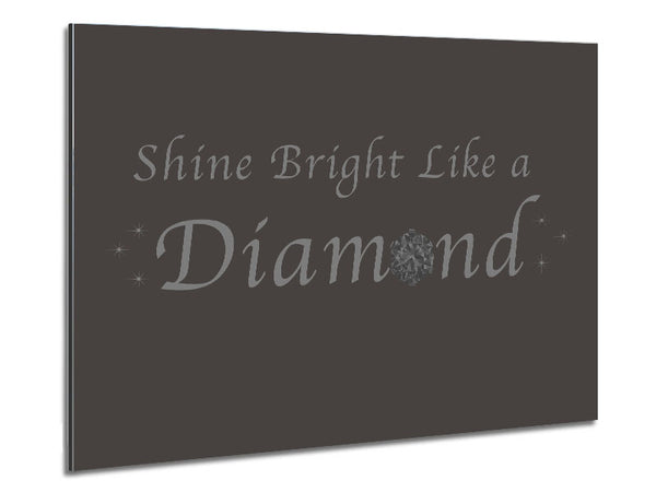 Music Quote Shine Bright Like A Diamond Rihanna Chocolate