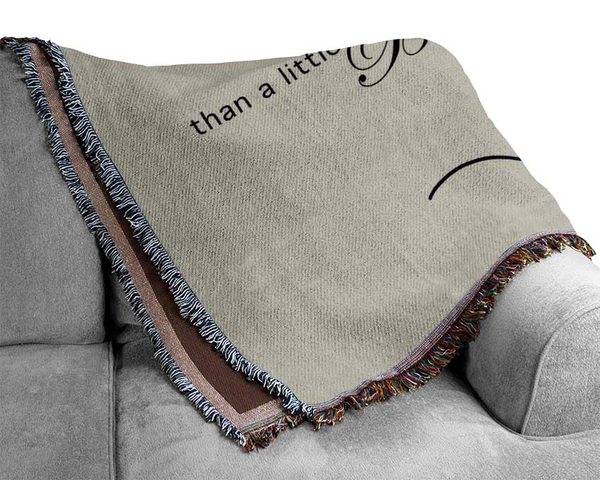 Boys Room Quote No Joys On Earth Bring Pleasure Grey Woven Blanket