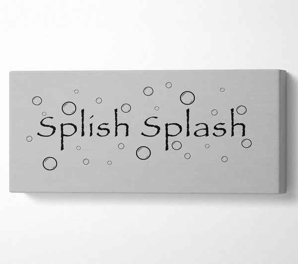 Bathroom Quote Splish Splash Bathroom Grey