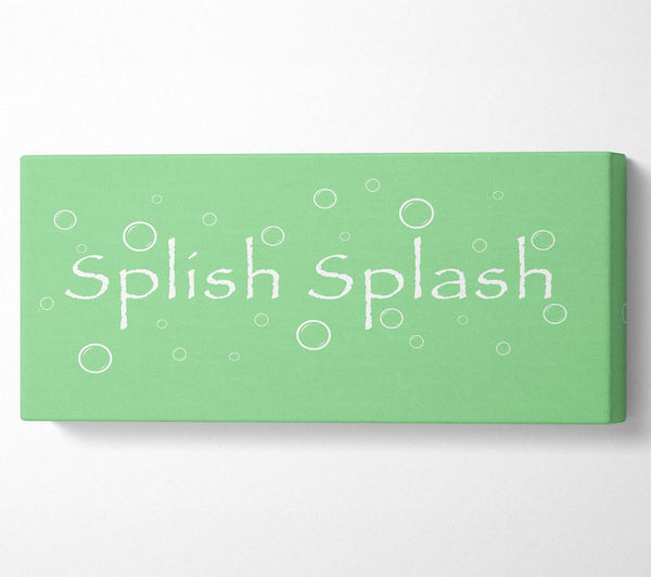 Bathroom Quote Splish Splash Bathroom Green