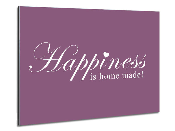 Home Quote Happiness Is Home Made Dusty Pink