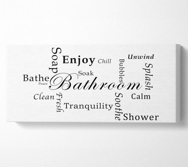 Bathroom Quote Bathroom Tranquility White