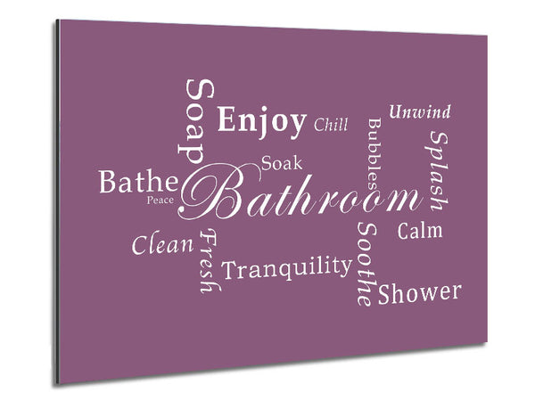 Bathroom Quote Bathroom Tranquility Dusty Pink