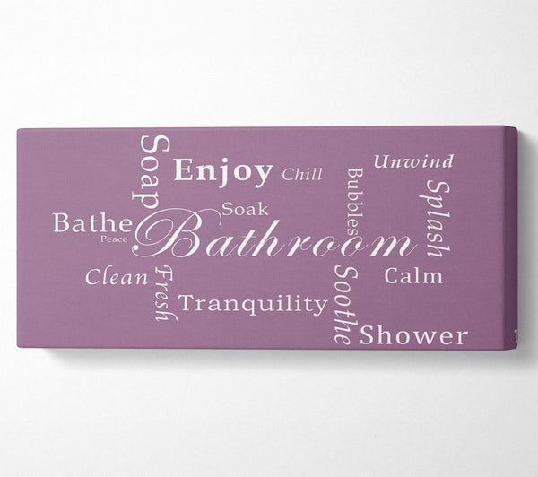 Bathroom Quote Bathroom Tranquility Dusty Pink