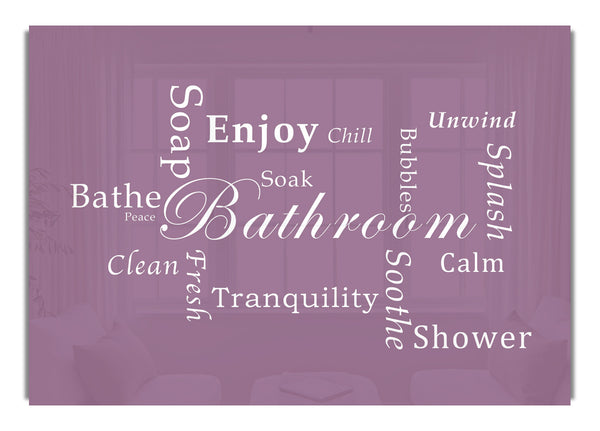 Bathroom Tranquility Dusty Pink