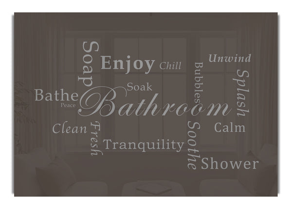 Bathroom Tranquility Chocolate