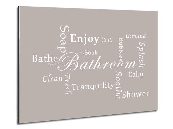 Bathroom Quote Bathroom Tranquility Beige