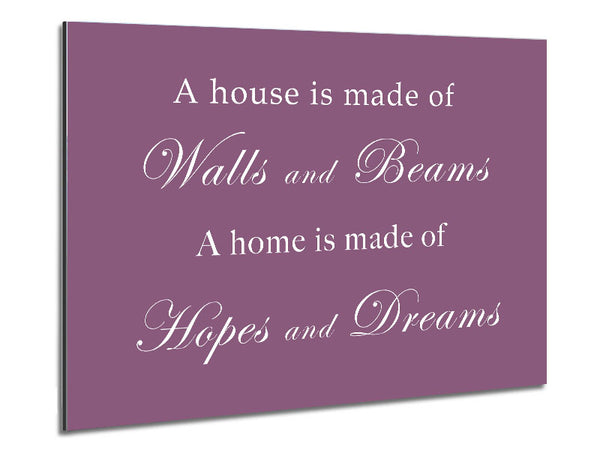 Home Quote Walls n Beams Hopes n Dreams Dusty Pink