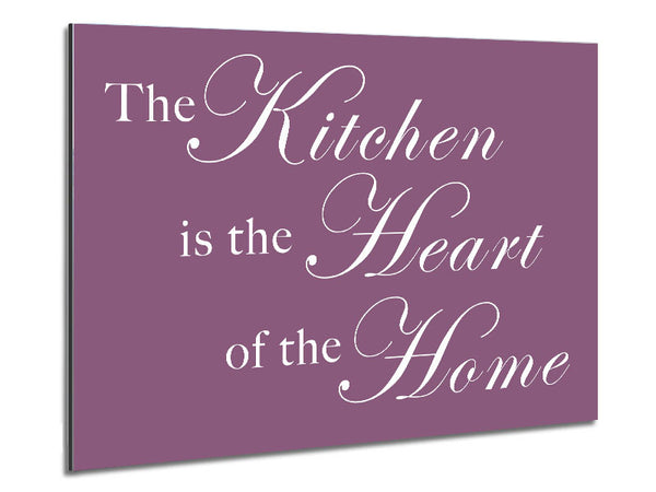 Kitchen Quote The Kitchen Is The Heart Of The Home Dusty Pink