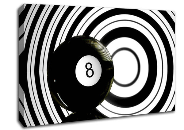 Picture of 8 Ball Canvas Print Wall Art