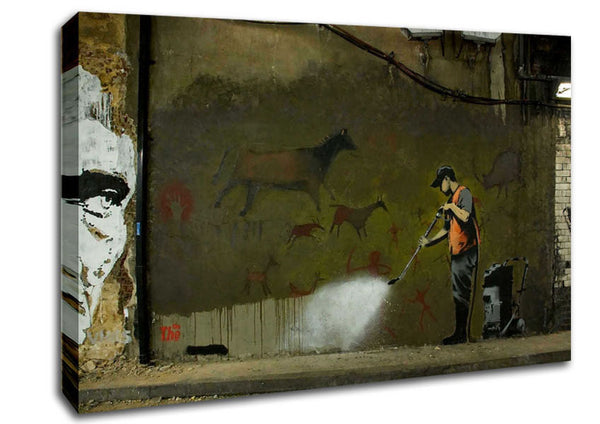 Picture of _Street Art Removal Canvas Print Wall Art