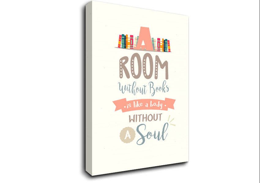 Picture of A Room Without Books Canvas Print Wall Art