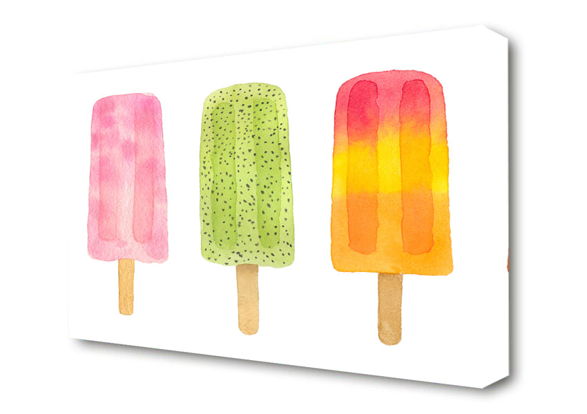 Picture of A Trio Of Lollies Canvas Print Wall Art