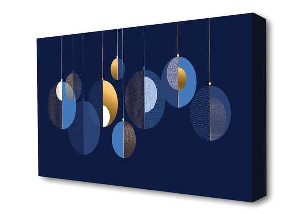 Picture of A Hint Of Christmas Baubles Canvas Print Wall Art