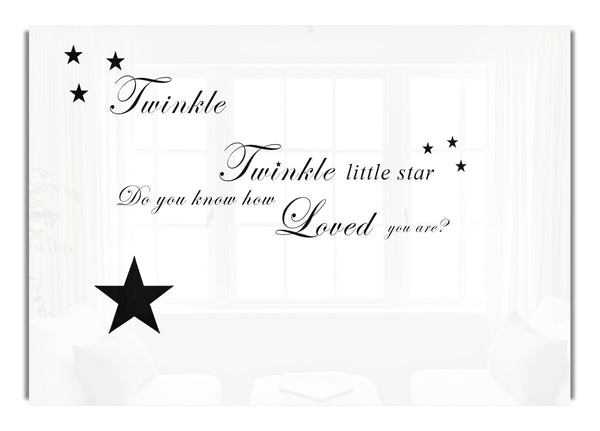 Twinkle Twinkle Little Star 1 White