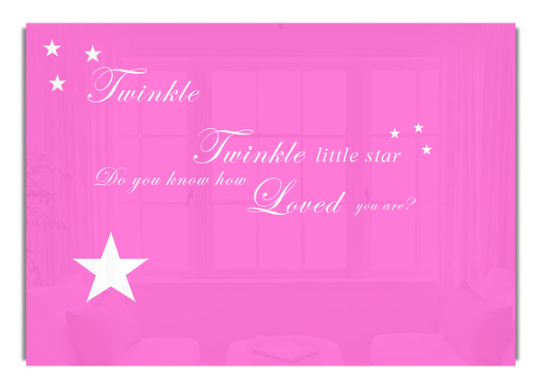 Twinkle Twinkle Little Star 1 Vivid Pink