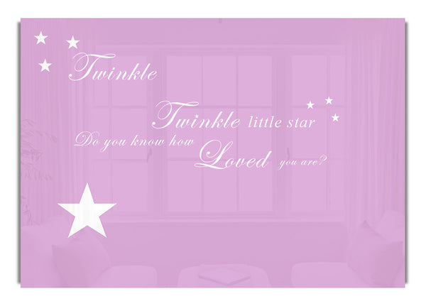 Twinkle Twinkle Little Star 1 Pink