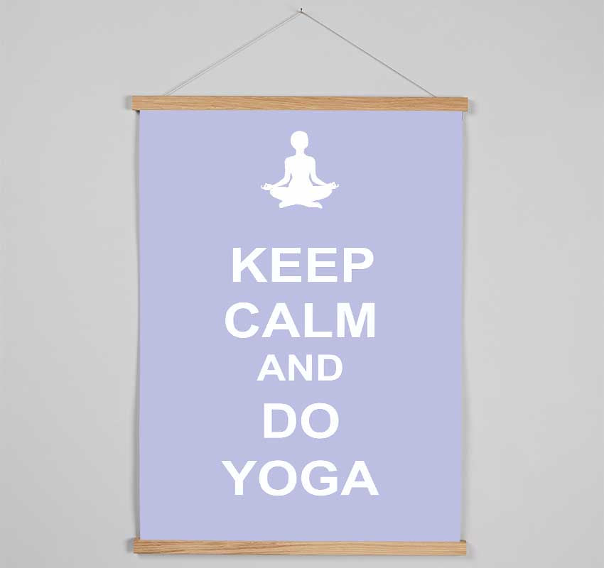 Keep Calm Do Yoga Hanging Poster - Wallart-Direct UK