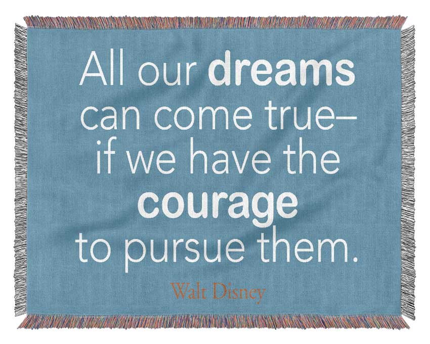 Walt Disney All Our Dreams Woven Blanket