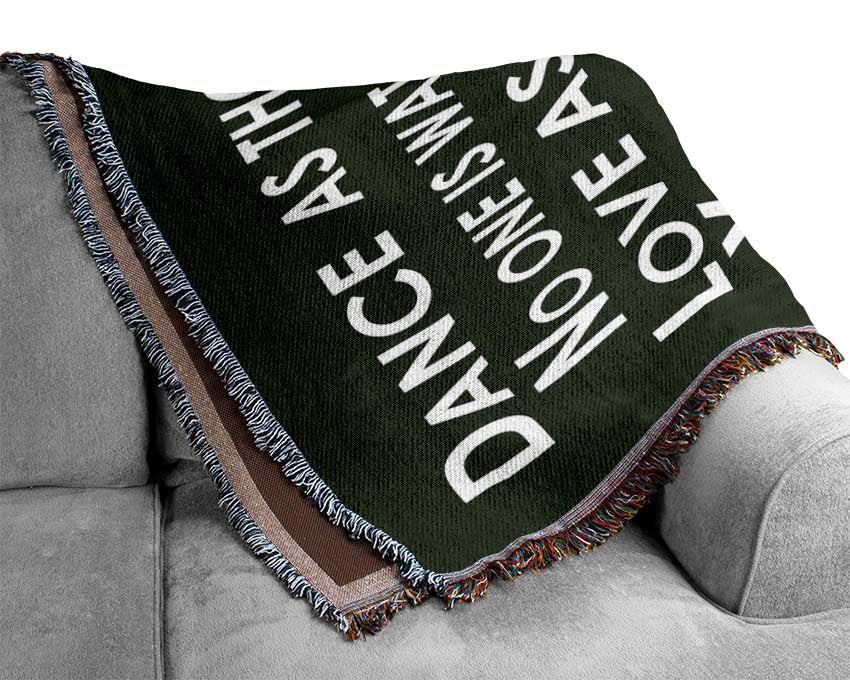 Home Quote Heaven Is On Earth Woven Blanket