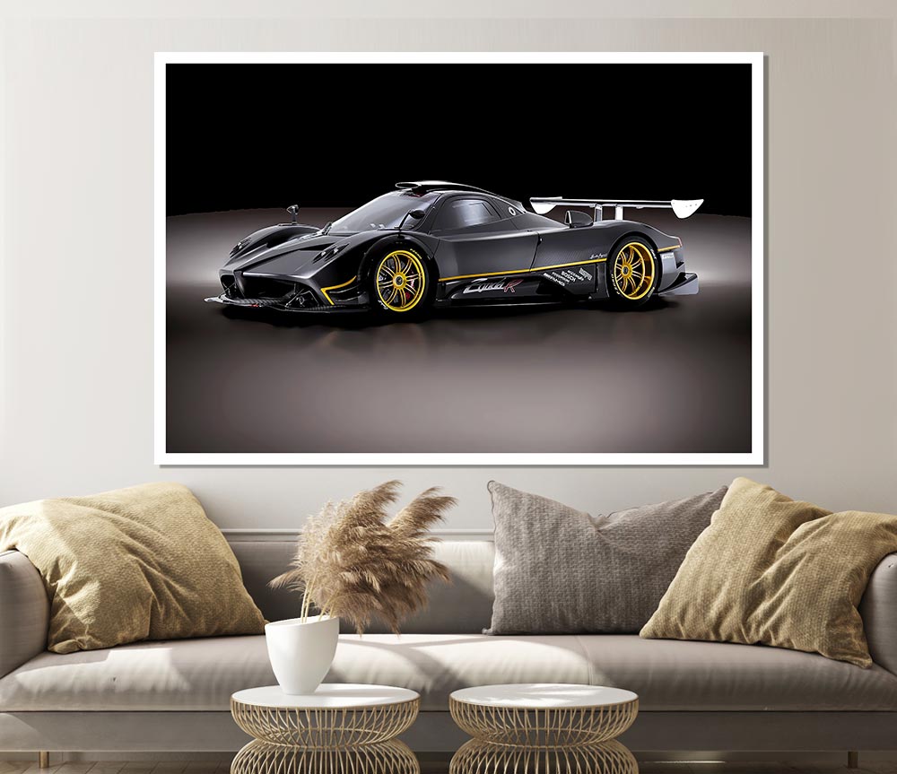 Zonda Black Beauty Print Poster Wall Art