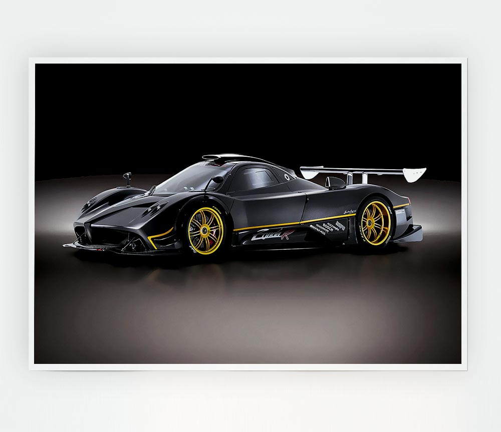 Zonda Black Beauty Print Poster Wall Art