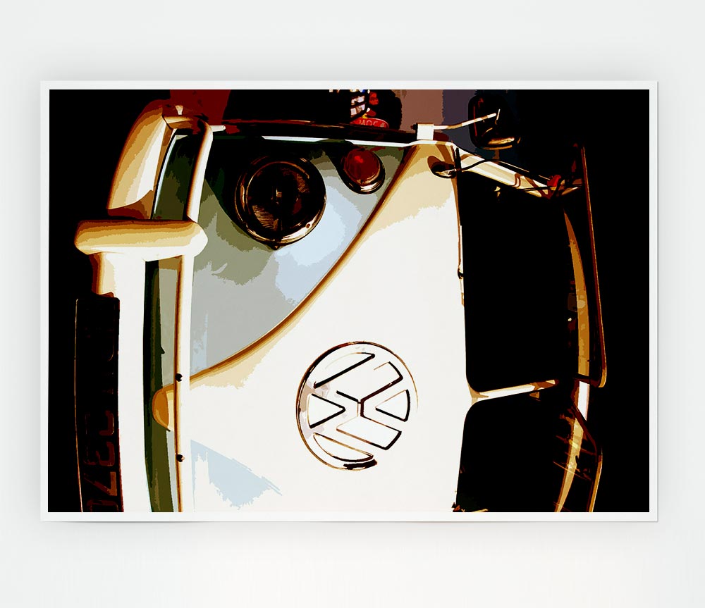 Vw Camper Retro Print Poster Wall Art