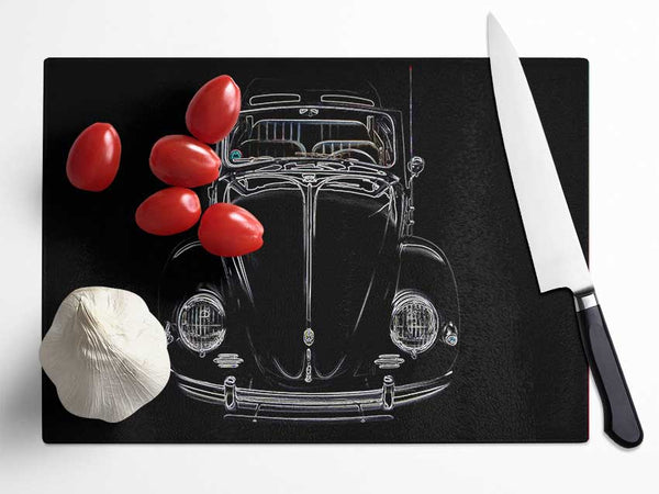 Vw Beatle Glass Chopping Board