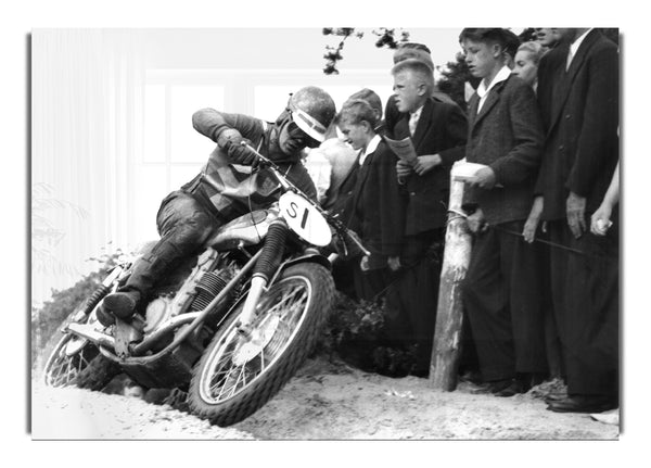 Vintage Motorcross Crowd Number One