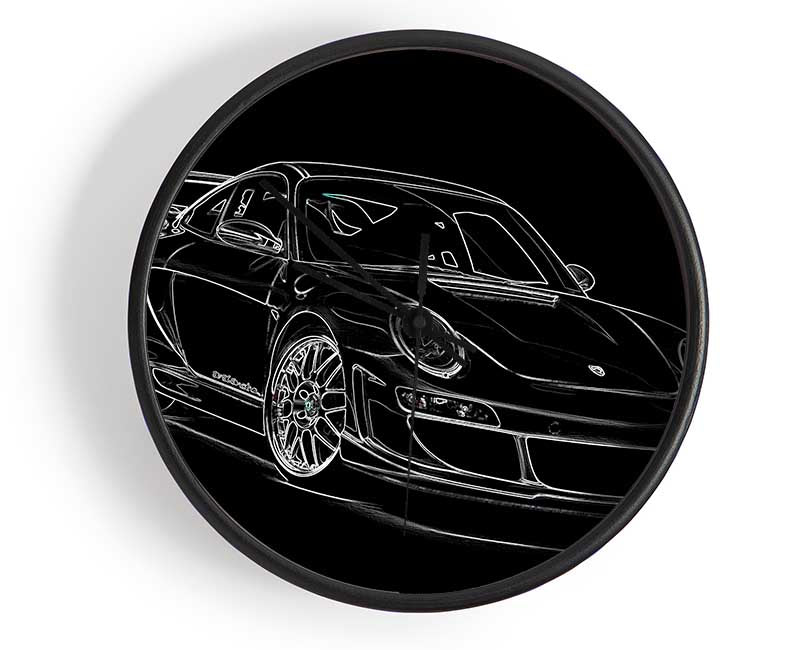 Porsche Gt3 Clock - Wallart-Direct UK