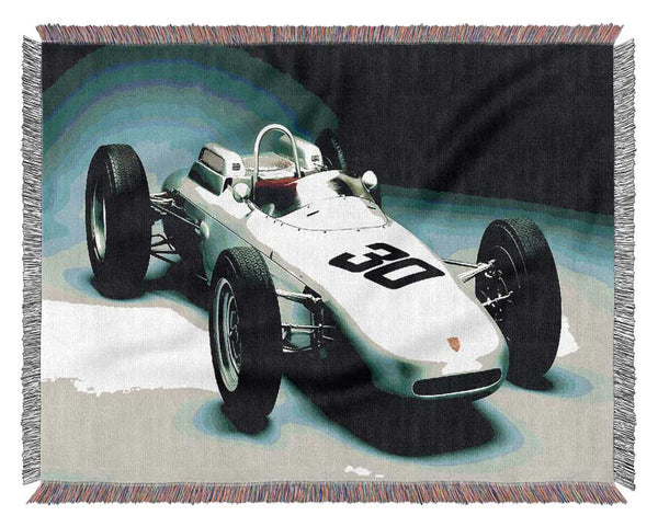 Porsche Formula One Number 30 Woven Blanket