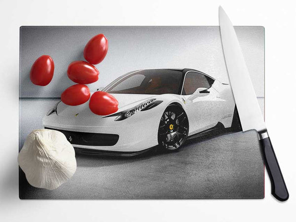 Oakley Design Ferrari 458 Italia Glass Chopping Board