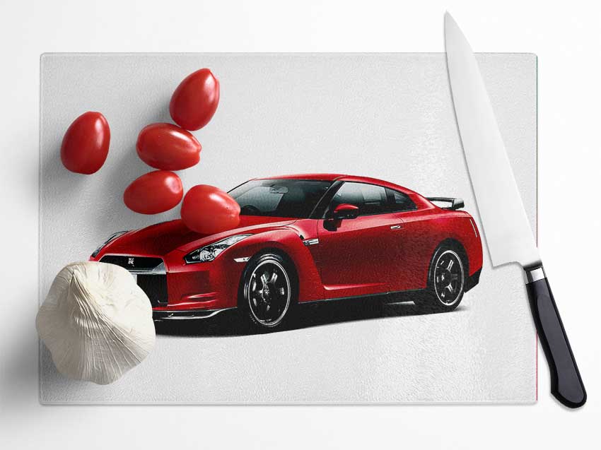 Nissan Skyline Glass Chopping Board