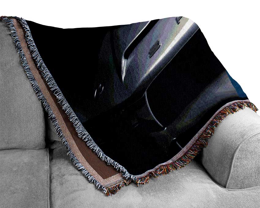 Mustang Shelby Grill Woven Blanket