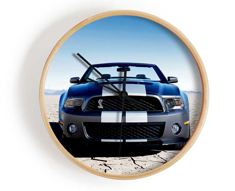 Mustang Shelby Front Profile Clock - Wallart-Direct UK